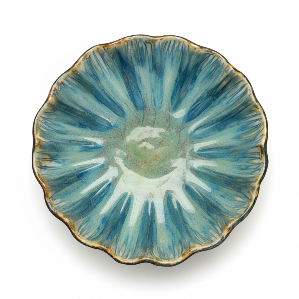 Stemmed flower bowl
